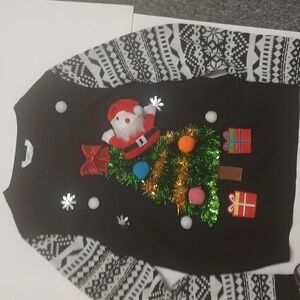 No Boundaries Black Sweater Christmas Sweater